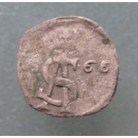 Двойной денарий 1566