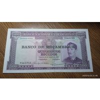 Мозамбик 500 эскудо 1967 с надпечаткой (1976)