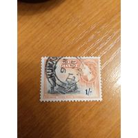 1952 британская колония Золотой Берег искусство культура королева (4-8)
