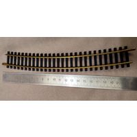 Рельс радиусный R=738mm Fleischmann #6036, НО 1:87