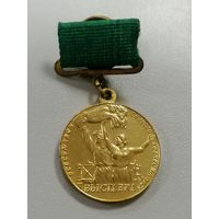 Знак участнику Всесоюзной сельскохозяйственноц выставки, винтовой