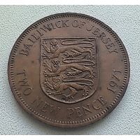Джерси 2 Пенни 1971 6-2-9