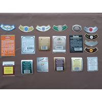 20 минских пивных кольереток и контрэтикеток одним лотом всего за 1 р.! (в среднем по 5 копеек), все разные, ю-916 (3758)