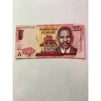 Малави 100 квача 2020 год UNC