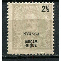 Португальские колонии - Ньяса - 1898 - Король Карлуш I 2 1/2 R  - [Mi.14] - 1 марка. MH.  (Лот 67Gk)-T2P47