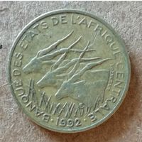 Центральная Африка (BEAC) 5 франков, 1992 г., KM# 7