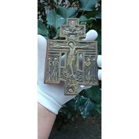 ОТЛИЧНЫЙ  КРЕСТ РАСПЯТЬЕ С ПРЕДСТОЯЩИМИ  СОСТОЯНИЕ ЛЮКС . Распродажа Коллекции !!! .Экспресс  Аукцион  с рубля без МПЦ и прочего  .Много лотов в продаже .