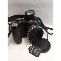 Fujifilm Finepix S фотоаппарат цифровой карта 16Gb + батарейки