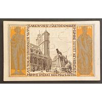 Нотгельд 25 пфеннигов 1921 год. Брауншвейг. Веймарская республика