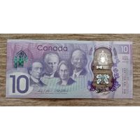 Werty71 Канада 10 долларов 2017 года UNC банкнота 150 лет Конференции