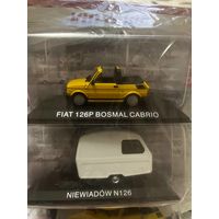 Модели Fiat 126 cabrio+прицеп Niewiadow