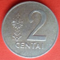 Литва 2 цента 1991