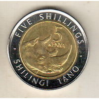 Кения 5 шиллинг 2018