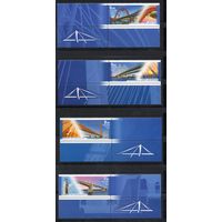 Россия 2008. Вантовые мосты. 4 марки 1280-83