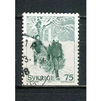 Швеция - 1977 - Рождество 75 О - [Mi.1005D] - 1 марка. Гашеная.  (LOT Gz44)-T3P42