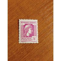 1944-45 Франция Французский Комитет Национального Освобождения Марианна чистая клей MNH** (4-1)
