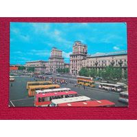 Минск. Привокзальная площадь. Захарченко 1980 г. Чистая.