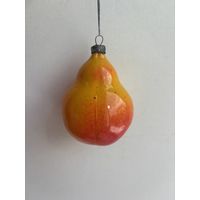 Елочная игрушка груша ссср
