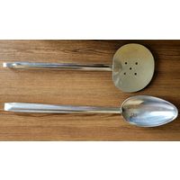 Ложки поварские, нержавеющая сталь СССР,  2 шт.