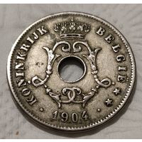 Бельгия 10 сантимов, 1904 (14-6-12)
