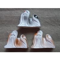 Фарфоровая фаянс статуэтка собака Минский ффз цена за 3 вида