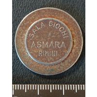 Старинный жетон города Rimini Италия.