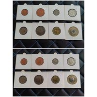 Распродажа !!! Джерси 8 монет (1, 2, 5, 10, 20, 50 пенсов, 1, 2 фунта) 1998-2005 гг. UNC