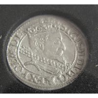 Грош коронный 1606 герб Леварт Сигизмунд III Ваза