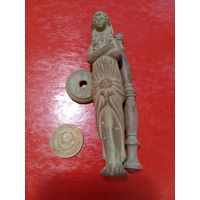 Подсвечник старинный девушка элементы