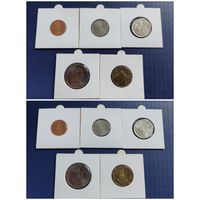 Распродажа !!! Вануату 5 монет (5, 10, 20, 50, 100 вату) 2015 г. UNC