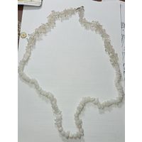 Бусы морские стёклышки - камушки .