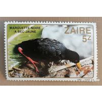 Марка Заир, Конго, фауна, птицы, 1982 г.
