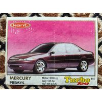Вкладыш Turbo (Турбо) Super (серия 401-470, Супер), номер 415, Mercury Premys. #1. Возможен небольшой торг.