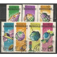 Бурунди. 100 лет Международного Союза электросвязи. 1965г. 7 марок.