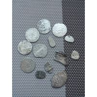 Сборный лот средневековых монет с рубля!