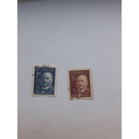 Марки Швеция Лауреаты Нобелевской премии по химии1903  Аррениус