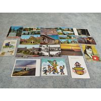 Открытки СССР  ЧССР 80 -е  18 шт.