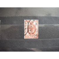 1902 Царская Россия Загорский 68 буква водяного знака герб