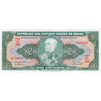 Бразилия, 2 крузейро обр. 1955 г., UNC