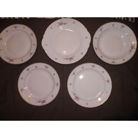 Фарфоровые блюда,тарелки 6 шт.Баранiвка УССР.С рубля.