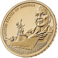 1 доллар 2025 года США. Рэй Монтегю (Арканзас). Американские инновации. UNC двор D