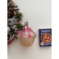 Елочная игрушка. Свинка.