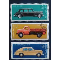 СССР 1976  история автомобилестроения, 3 из 5, клей.