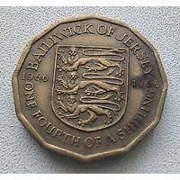 Джерси 1/4 шиллинга, 1966 900 лет битве при Гастингсе 6-2-25