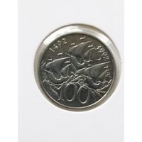 Сан Марино 100 лир 1992 г.