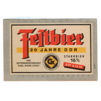 Этикетка пива Feltbier Германия П815