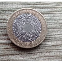 Werty71 Великобритания 2 фунта 1998 биметалл