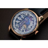 Часы Луч Однострелочник Эксклюзив ручная работа