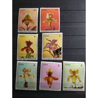 Куба 1972 г. Цветы.