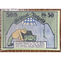 Нотгельд 50 пфеннигов 1921 год. Шмёлльн. Веймарская республика